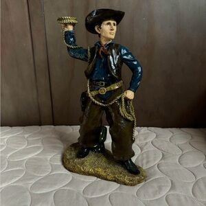 Vintage Cowboy Ceramic Figurine